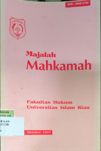 Image of Majalah Mahkamah