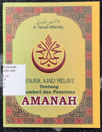 Image of Tunjuk ajar melayu tentang pemberi dan penerima amanah